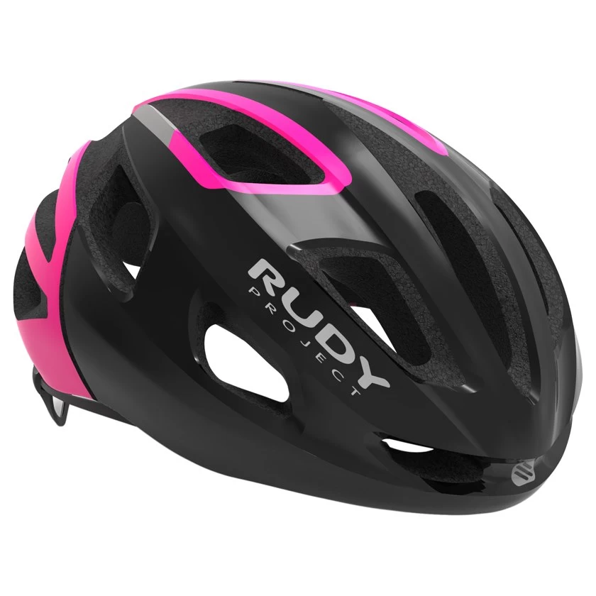 Rudy Project Strym Helmet - Black-Pink Fluo Shiny 1 Rudy Project Strym Helmet - Black-Pink Fluo Shiny
