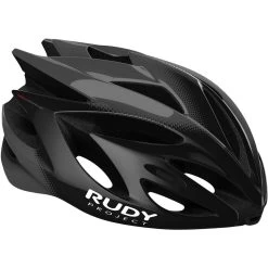 Rudy Project Rush Helmet - Black/Titanium (Shiny)
