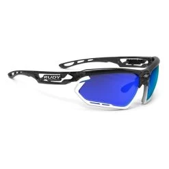 Rudy Project Glasses Fotonyk White Graphite Crystal With Blue Multilaser Lenses