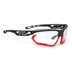 Rudy Project Fotonyk ImpactX Photochromic 2 Sunglasses Matte Black Red Fluo