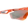 Rudy Project Tralyx LTD Cycling Sunglasses Red Fluo Frame Multi Ls Orange Lens