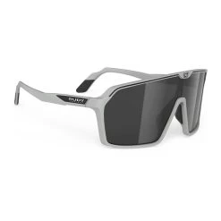 Rudy Project Spinshield Glasses Light Matte Grey With RP Optics Smoke Black Lenses