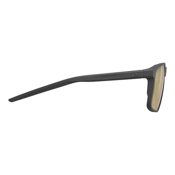 Rudy Project Overlap Glasses Carbon Matte With RP Optics Multilaser Gold Lenses 4 Rudy Project Overlap Glasses Carbon Matte With RP Optics Multilaser Gold Lenses - Image 4