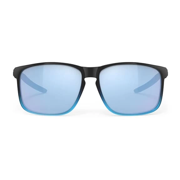 Rudy Project Overlap Glasses Black Glossy Light Blue With RP Optics Multilaser Ice Lenses 2 Rudy Project Overlap Glasses Black Glossy Light Blue With RP Optics Multilaser Ice Lenses - Image 2