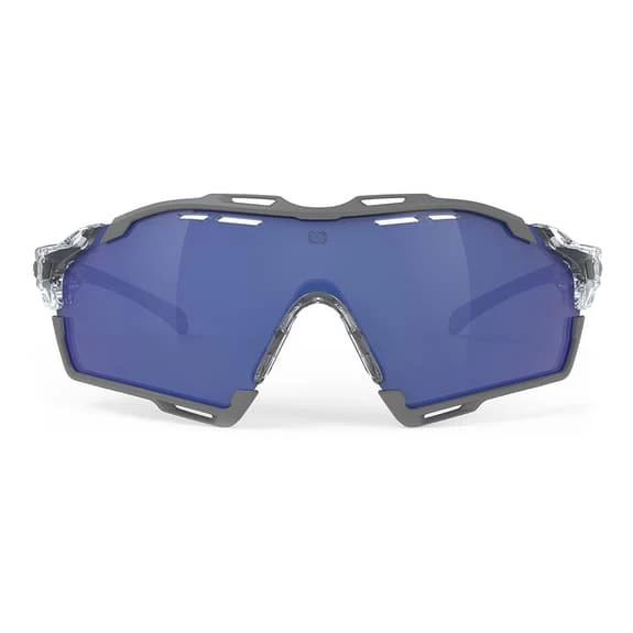 Rudy Project Cutline Glasses Shiny Grey With RP Optics Multilaser Dark Blue Lenses 2 Rudy Project Cutline Glasses Shiny Grey With RP Optics Multilaser Dark Blue Lenses - Image 2