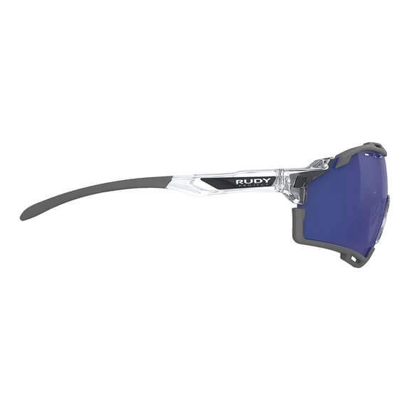 Rudy Project Cutline Glasses Shiny Grey With RP Optics Multilaser Dark Blue Lenses 4 Rudy Project Cutline Glasses Shiny Grey With RP Optics Multilaser Dark Blue Lenses - Image 4