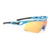 Rudy Project Tralyx + Glasses Light Blue With RP Optics Multilaser Orange Lenses