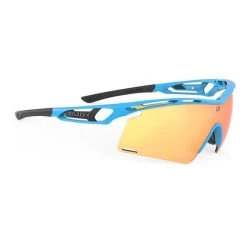 Rudy Project Tralyx + Glasses Light Blue With RP Optics Multilaser Orange Lenses