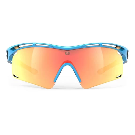 Rudy Project Tralyx + Glasses Light Blue With RP Optics Multilaser Orange Lenses 2 Rudy Project Tralyx + Glasses Light Blue With RP Optics Multilaser Orange Lenses - Image 2