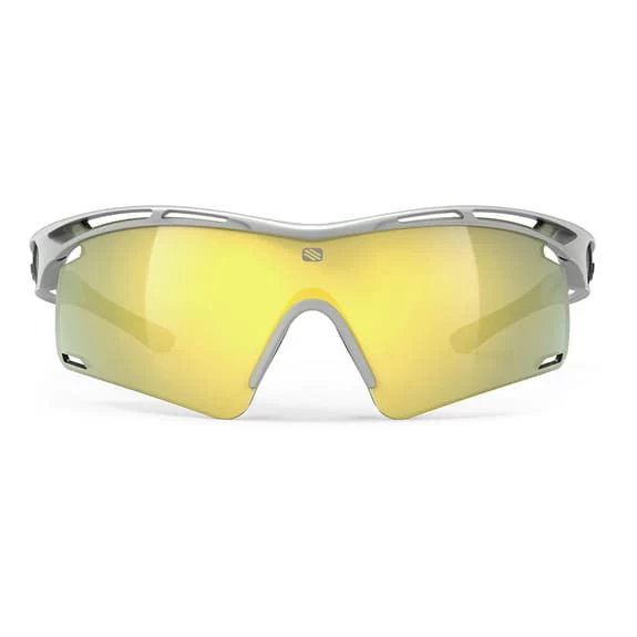 Rudy Project Tralyx + Glasses Matte Light Grey With RP Optics Multilaser Yellow Lenses 2 Rudy Project Tralyx + Glasses Matte Light Grey With RP Optics Multilaser Yellow Lenses - Image 2
