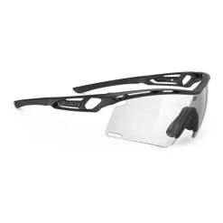 Rudy Project Sports 23 Rudy Project Tralyx + Glasses Matte Black With ImpactX 2 Laser Black Photochromic Lenses