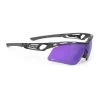 Rudy Project Tralyx + Glasses Slim Ash Grey With RP Optics Multilaser Purple Lenses