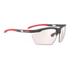 Rudy Project Magnus Glasses Carbon Grey Red With ImpactX 2 Laser Red Photochromic Lenses