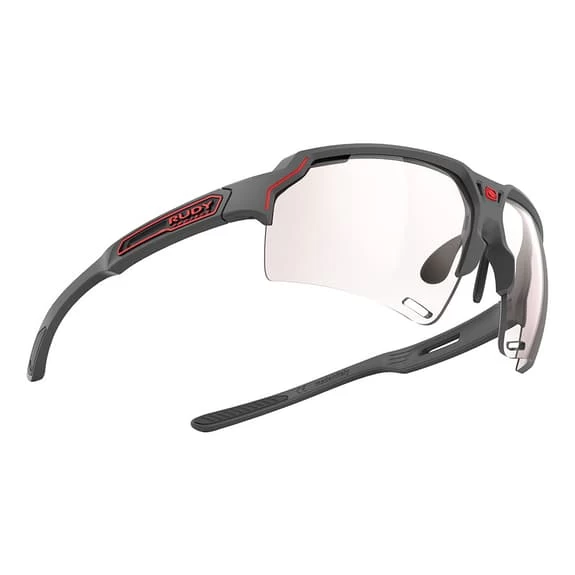 Rudy Project Deltabeat Glasses Matte Charcoal Grey With ImpactX 2 Laser Red Photochromic Lenses 3 Rudy Project Deltabeat Glasses Matte Charcoal Grey With ImpactX 2 Laser Red Photochromic Lenses - Image 3