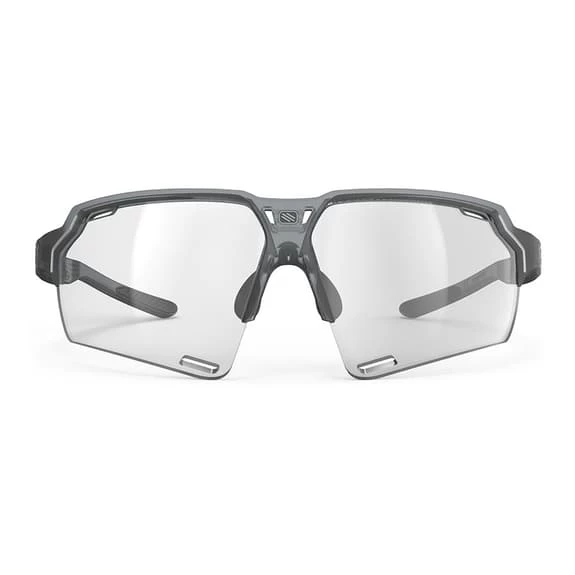 Rudy Project Deltabeat Glasses Ash Grey Metallic With ImpactX 2 Laser Black Photochromic Lenses 2 Rudy Project Deltabeat Glasses Ash Grey Metallic With ImpactX 2 Laser Black Photochromic Lenses - Image 2