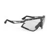 Rudy Project Defender Glasses Transparent With Black ImpactX Photochromic 2 Lenses