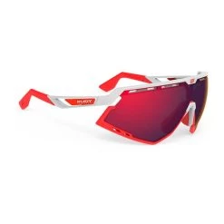 Rudy Project Defender Glasses Red With White Red RP Optics Multilaser Lenses
