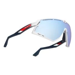 Rudy Project Defender Blue Glasses Blue With White Red RP Optics Smoke Lenses -Rudy Project Sports ru 5172 126 2