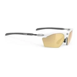 Rudy Project Rydon Slim Glasses Bright White With RP Optics Multilaser Gold Lenses