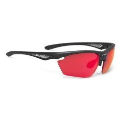 Rudy Project Stratofly Sunglasses Black With RP Optics Multilaser Lenses Red