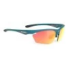 Sunglasses Rudy Project Stratofly Light Turquoise With RP Optics Multilaser Orange Lenses