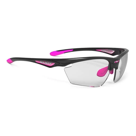 Rudy Project Stratofly Sunglasses Black Pink With ImpactX Photochromic 2 Lenses Black 1 Rudy Project Stratofly Sunglasses Black Pink With ImpactX Photochromic 2 Lenses Black