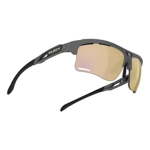 Rudy Project Keyblade Glasses Matte Dark Grey With RP Optics Lenses Multilaser Gold 3 Rudy Project Keyblade Glasses Matte Dark Grey With RP Optics Lenses Multilaser Gold - Image 3