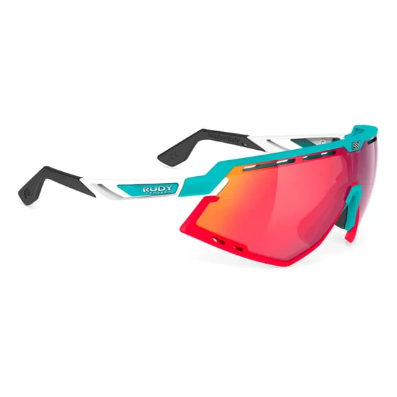 Sunglasses Rudy Project Defender Greenish Blue With RP Optics Multilaser Red Lenses 1 Sunglasses Rudy Project Defender Greenish Blue With RP Optics Multilaser Red Lenses