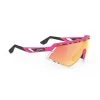 Rudy Project Rudy Defender Capsule Edition Fluorescent Pink With Multilaser Orange Mirrored Lenses