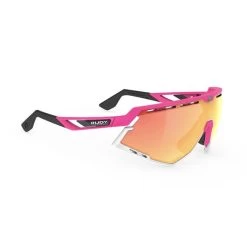 Rudy Project Rudy Defender Capsule Edition Fluorescent Pink With Multilaser Orange Mirrored Lenses
