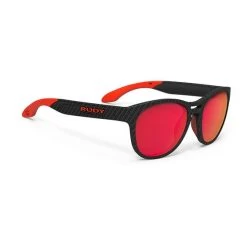 Rudy Project Spinair 56 Sunglasses Carbon Black With Polar 3FX HDR Multilaser Lenses Red