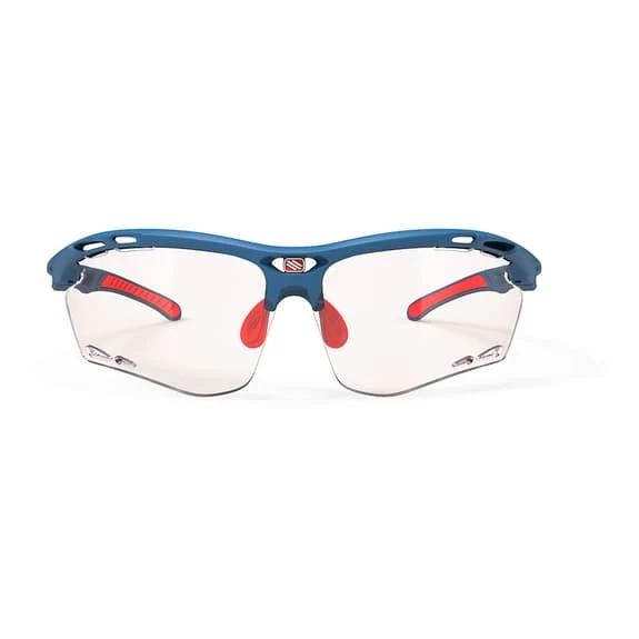 Rudy Project Propulse Glasses Blue Pink With Photochromic ImpactX 2 Lenses Red 2 Rudy Project Propulse Glasses Blue Pink With Photochromic ImpactX 2 Lenses Red - Image 2
