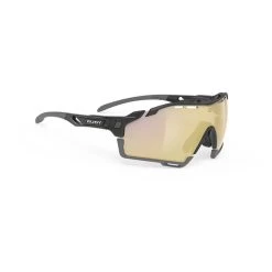 Rudy Project Cutline Glasses Black Grey With Gold RP Optics Lenses