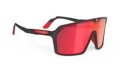 Rudy Project Spinshield Glasses Matte Black With RP Optics Multilaser Red Lens