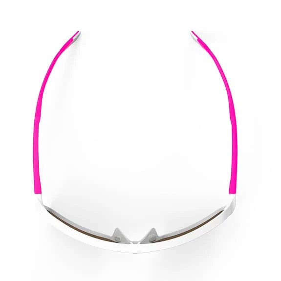 Rudy Project Spinshield Glasses Fluorescent Pink White With Red RP Optics Multilaser Lenses 6 Rudy Project Spinshield Glasses Fluorescent Pink White With Red RP Optics Multilaser Lenses - Image 6