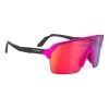 Rudy Project Spinshield Air Glasses Fluorescent Pink Black With Red RP Optics Multilaser Lenses
