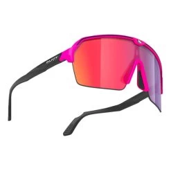 Rudy Project Spinshield Air Glasses Fluorescent Pink Black With Red RP Optics Multilaser Lenses -Rudy Project Sports ru sp843890 0001 003
