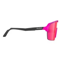 Rudy Project Spinshield Air Glasses Fluorescent Pink Black With Red RP Optics Multilaser Lenses -Rudy Project Sports ru sp843890 0001 004