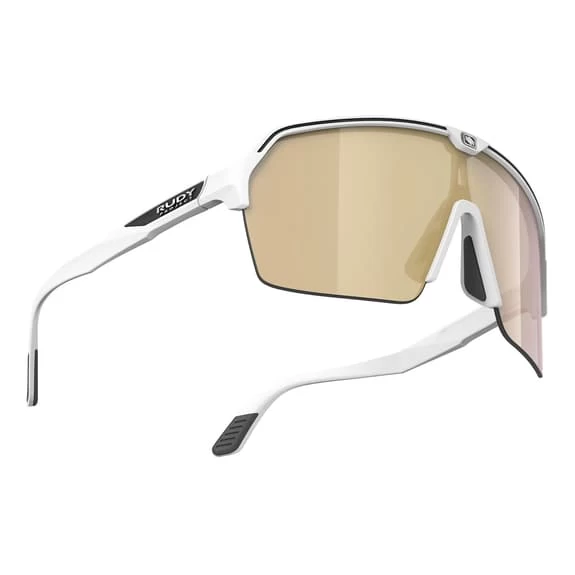 Rudy Project Spinshield Air Glasses Matte White With Gold RP Optics Multilaser Lenses 3 Rudy Project Spinshield Air Glasses Matte White With Gold RP Optics Multilaser Lenses - Image 3